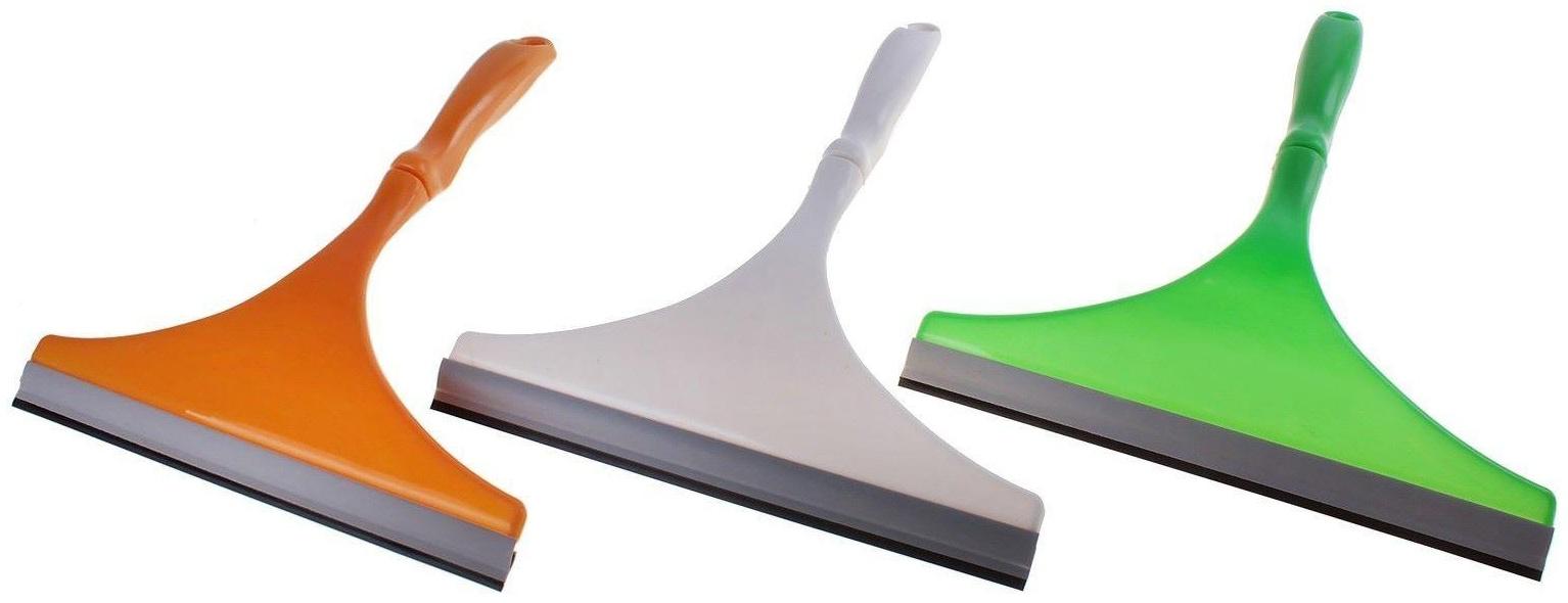 Водосгон с изогнутой ручкой Доляна, 23×24 см, цвет МИКС