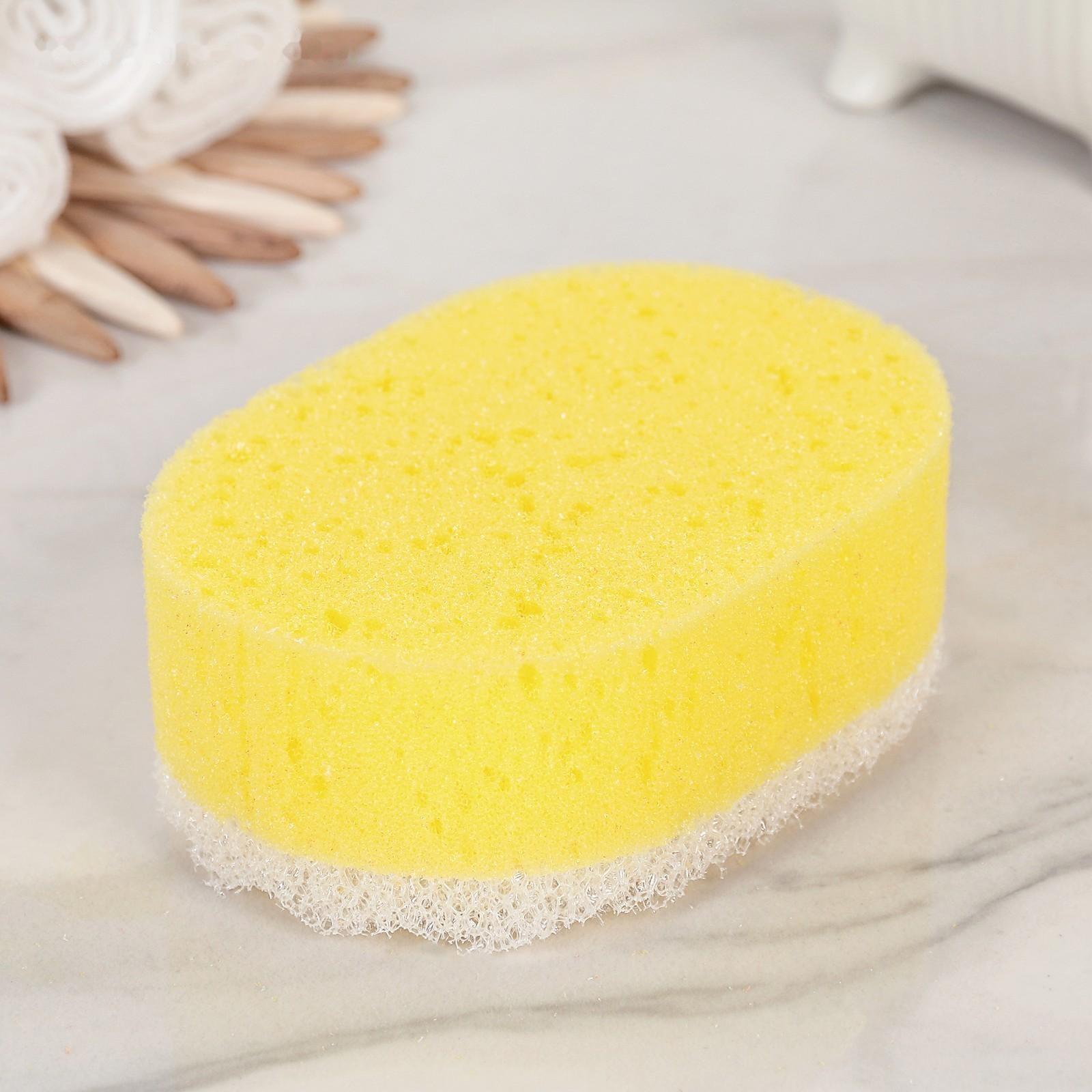 Губка для тела массажная «Эмоция», 13×8,5×5 см см, цвет МИКС