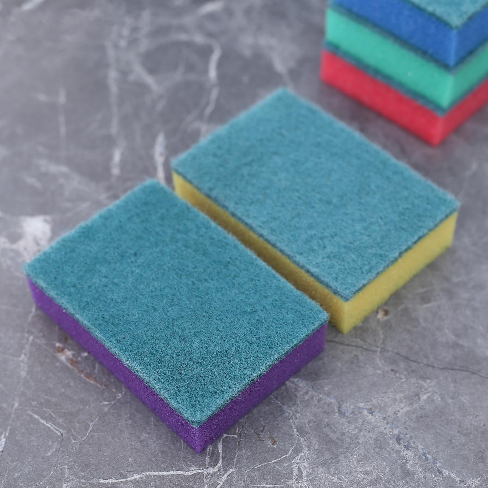 Набор губок бытовых с чистящим слоем Доляна «Стандарт», 9×6×2,5 см, 5 шт.