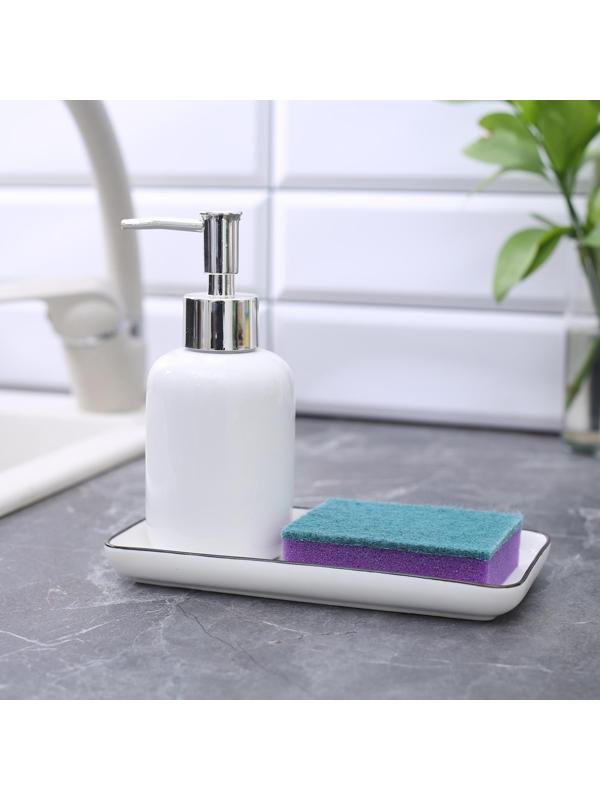 Набор губок бытовых с чистящим слоем Доляна «Стандарт», 9×6×2,5 см, 5 шт.