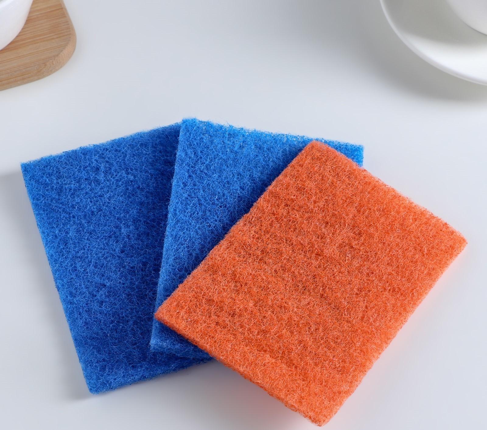 Набор губок-салфеток бытовых «Эффект», 3 шт, 13×9 см, цвет МИКС