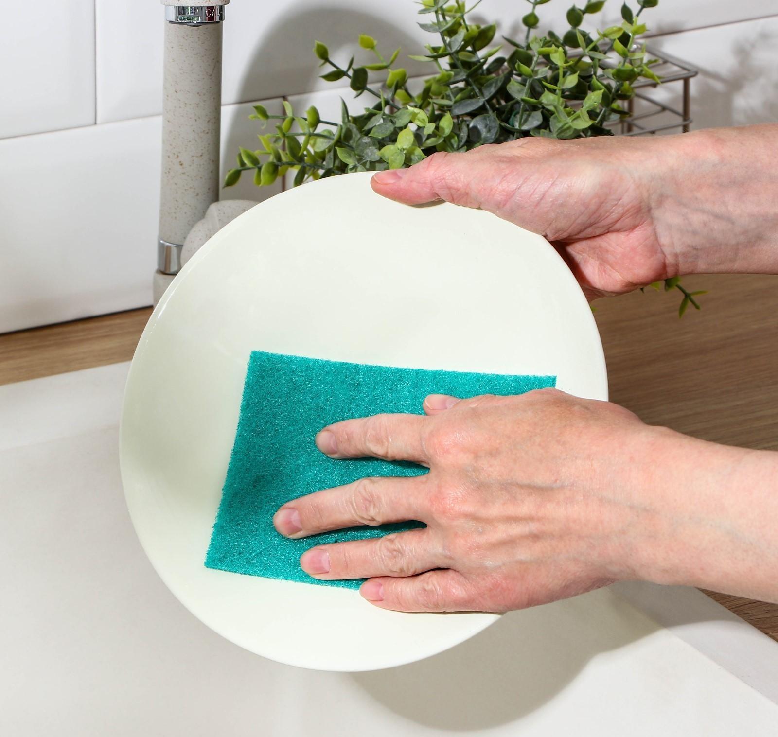 Набор губок-салфеток бытовых «Эффект», 3 шт, 13×9 см, цвет МИКС