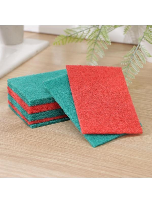 Набор губок-салфеток бытовых «Эффект», 10 шт, 13×9 см, цвет МИКС