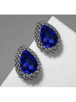 Серьги со стразами 