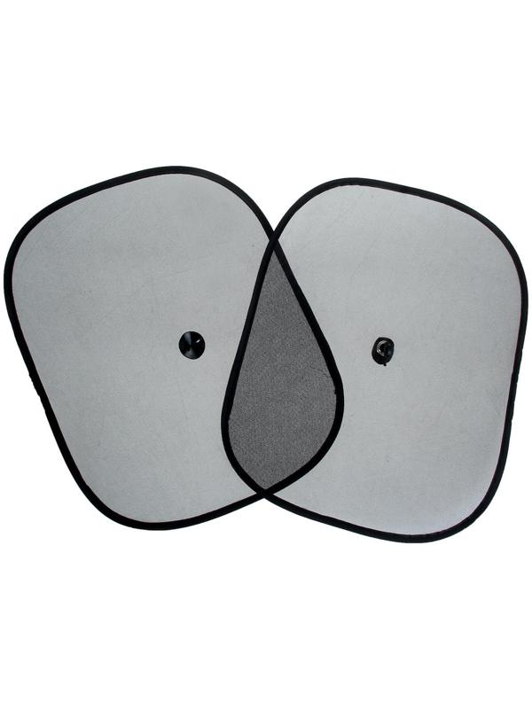 Шторки солнцезащитные TORSO для авто, на присосках, 44 х 37 см, набор 2 шт