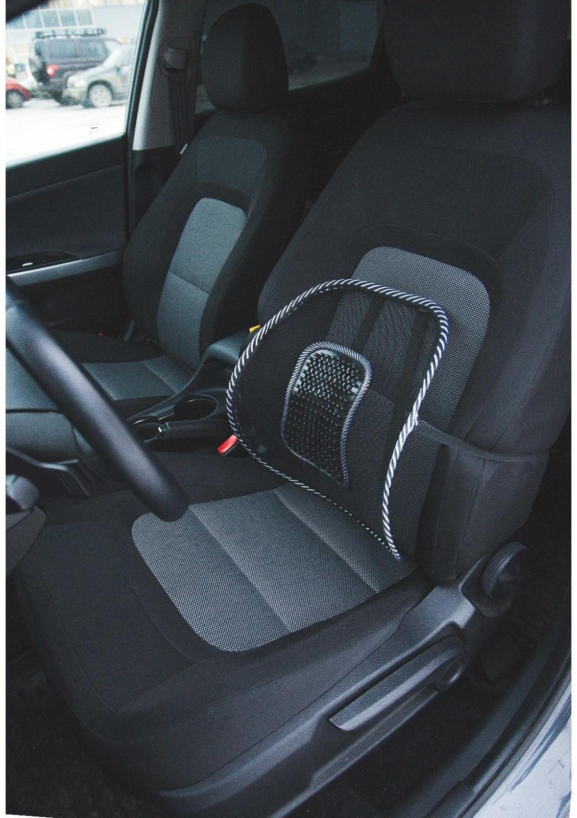 Ортопедическая спинка на сиденье TORSO с массажером на сиденье, 38x39 см