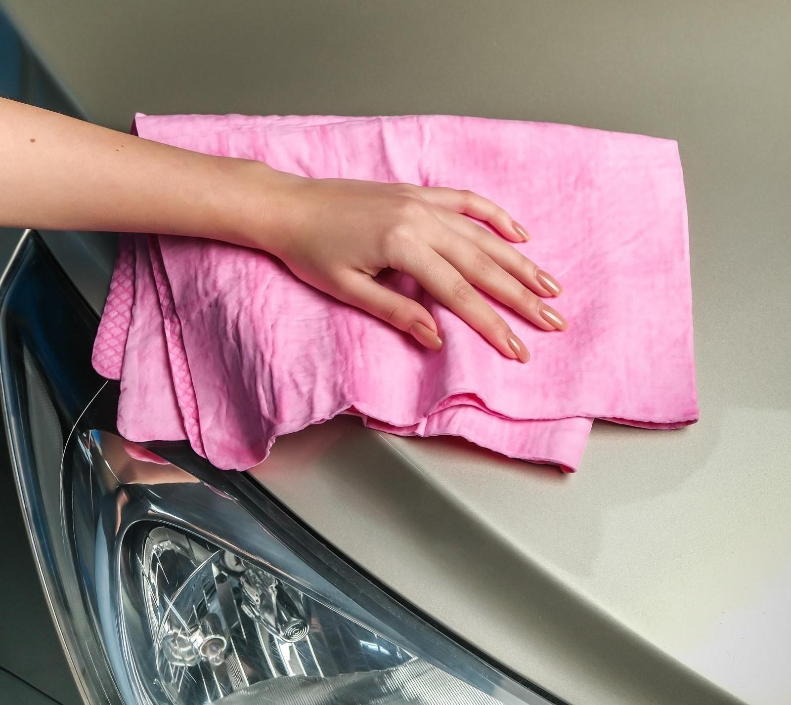 Замша протирочная TORSO 43×66 см в тубе, микс