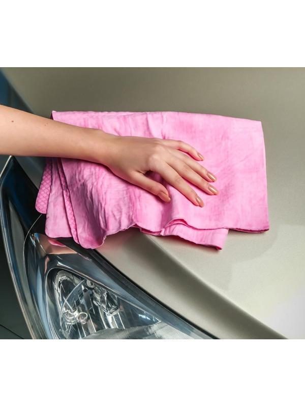 Замша протирочная TORSO 43×66 см в тубе, микс