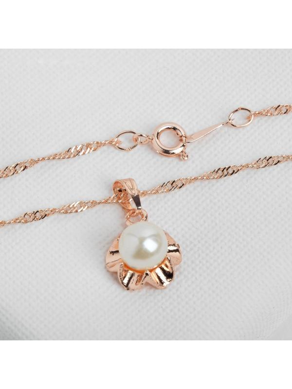 Гарнитур 3 предмета: серьги, кулон, кольцо безразмерное 