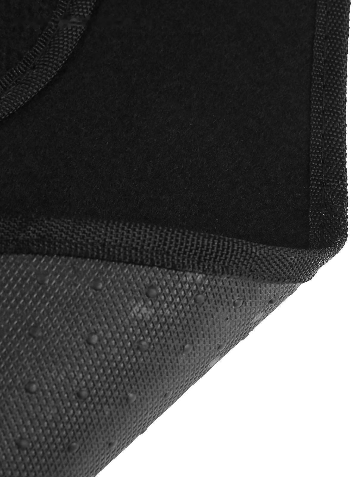 Коврики автомобильные TORSO, ворс, 62×42 см, 43×30 см, черный, набор 4 шт