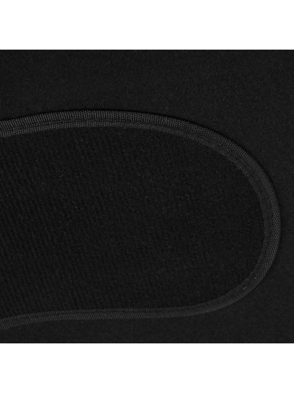 Коврики автомобильные TORSO, ворс, 62×42 см, 43×30 см, черный, набор 4 шт