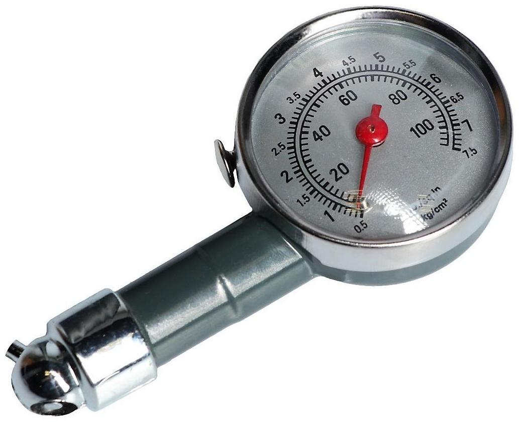 Манометр механический TORSO до 7.5 атм, сбросной клапан