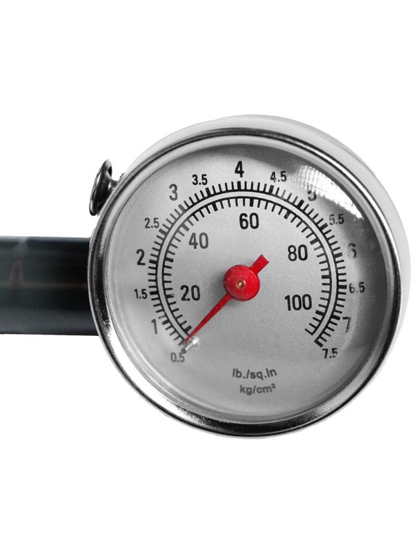 Манометр механический TORSO до 7.5 атм, сбросной клапан