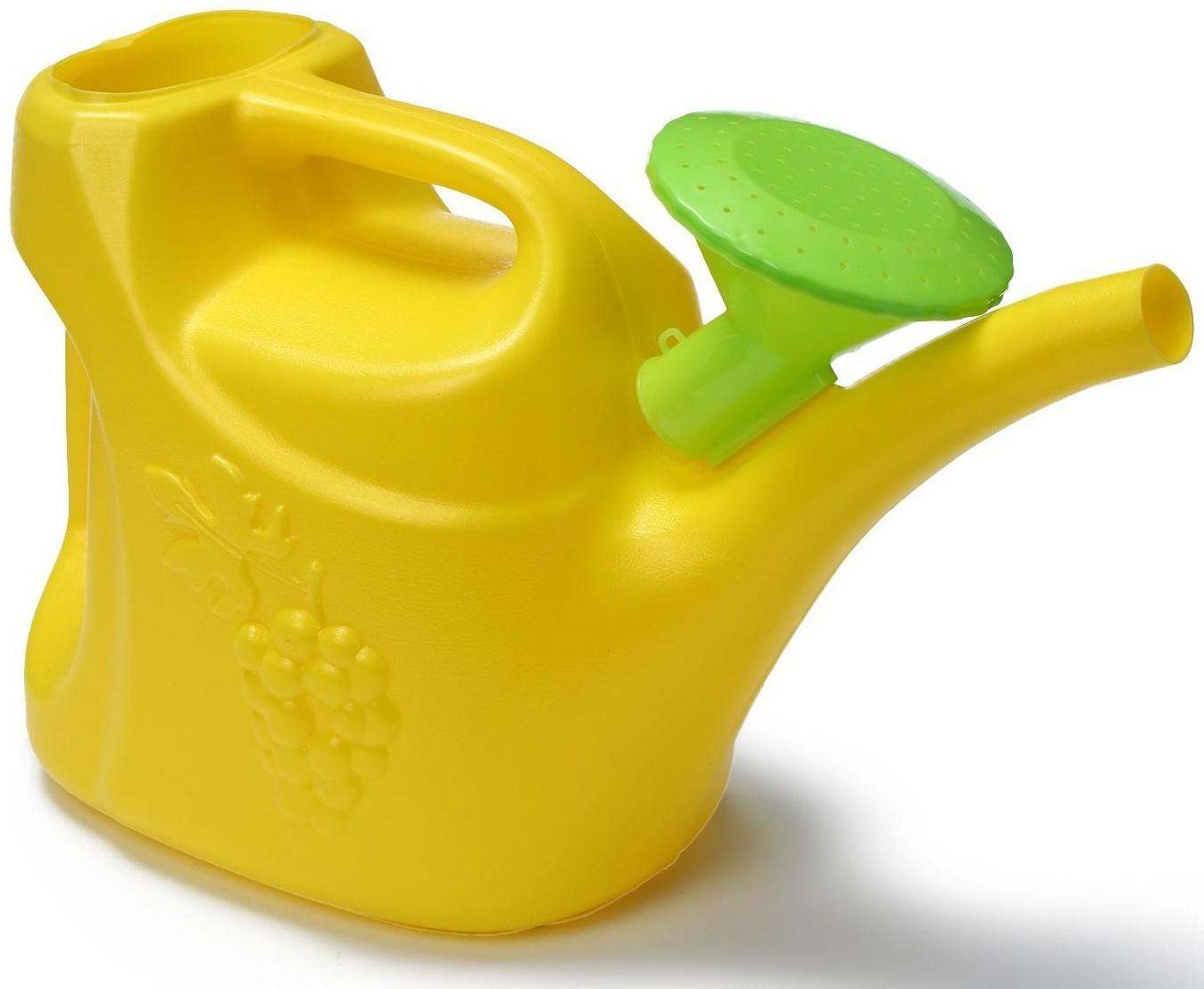 Лейка, 5 л, с рассеивателем, цвет МИКС