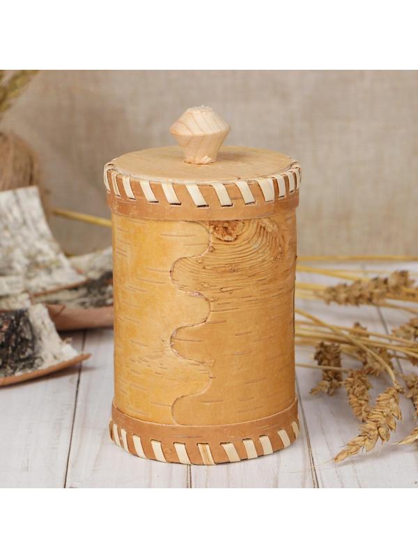 Туес «Сахар», 8×8×14 см