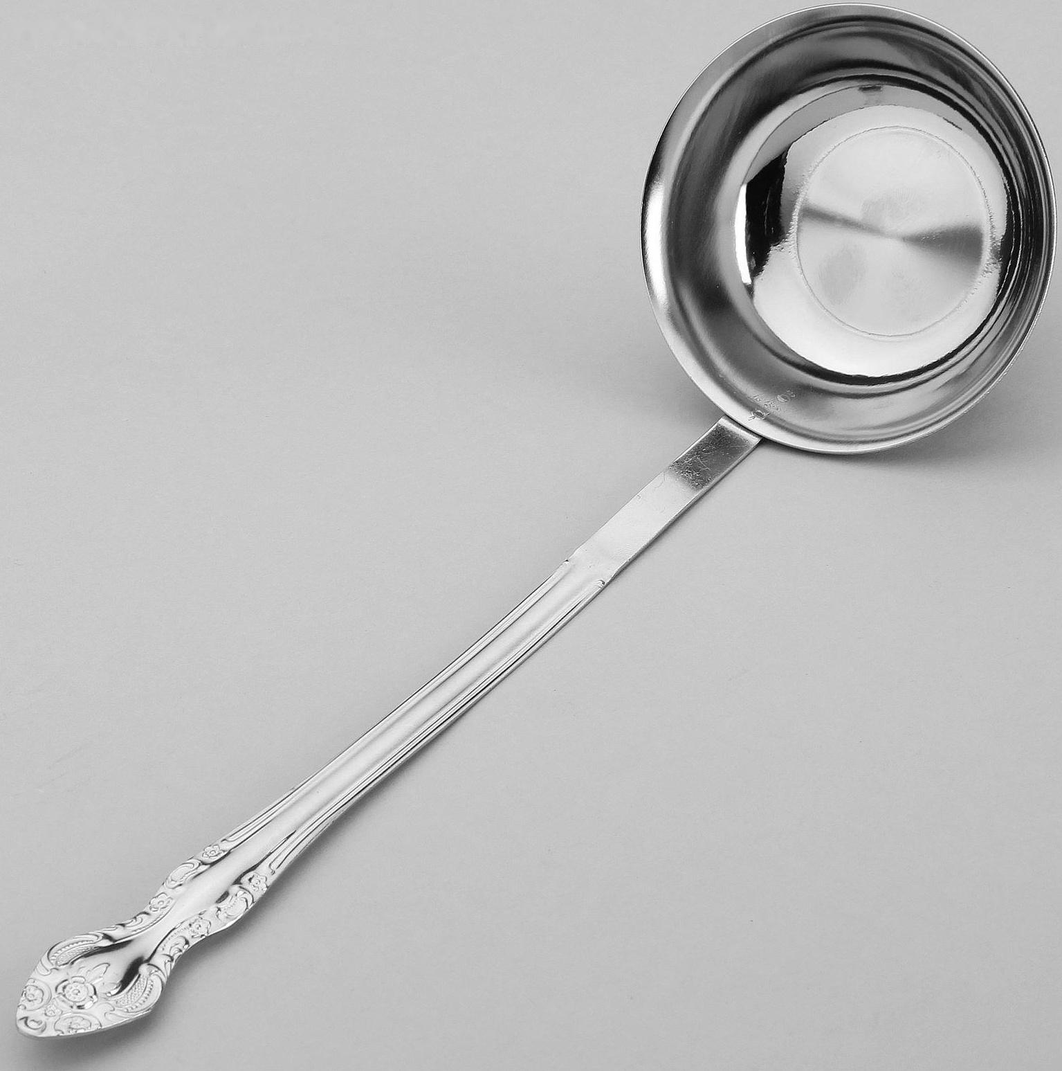 Половник «Тройка», 115 мл, цвет серебряный