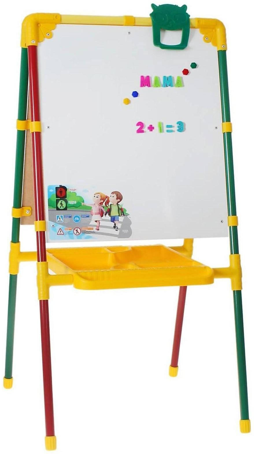 Мольберт детский, двусторонний «Светофор», размер 1040 × 516 × 70 мм