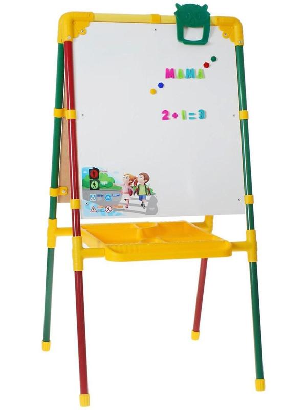Мольберт детский, двусторонний «Светофор», размер 1040 × 516 × 70 мм