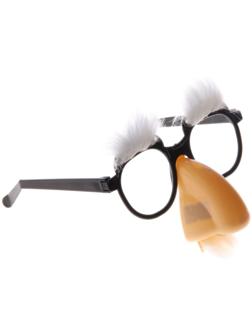 Карнавальные очки-маска, брови, большой нос, 17х4х19 см