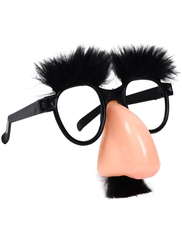 Карнавальные очки-маска, брови, большой нос, 17х4х19 см