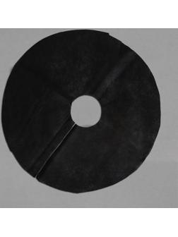 Круг приствольный, d = 0,4 м, плотность 60 г/м², спанбонд с УФ-стабилизатором, набор 5 шт., чёрный, Greengo, Эконом 20%