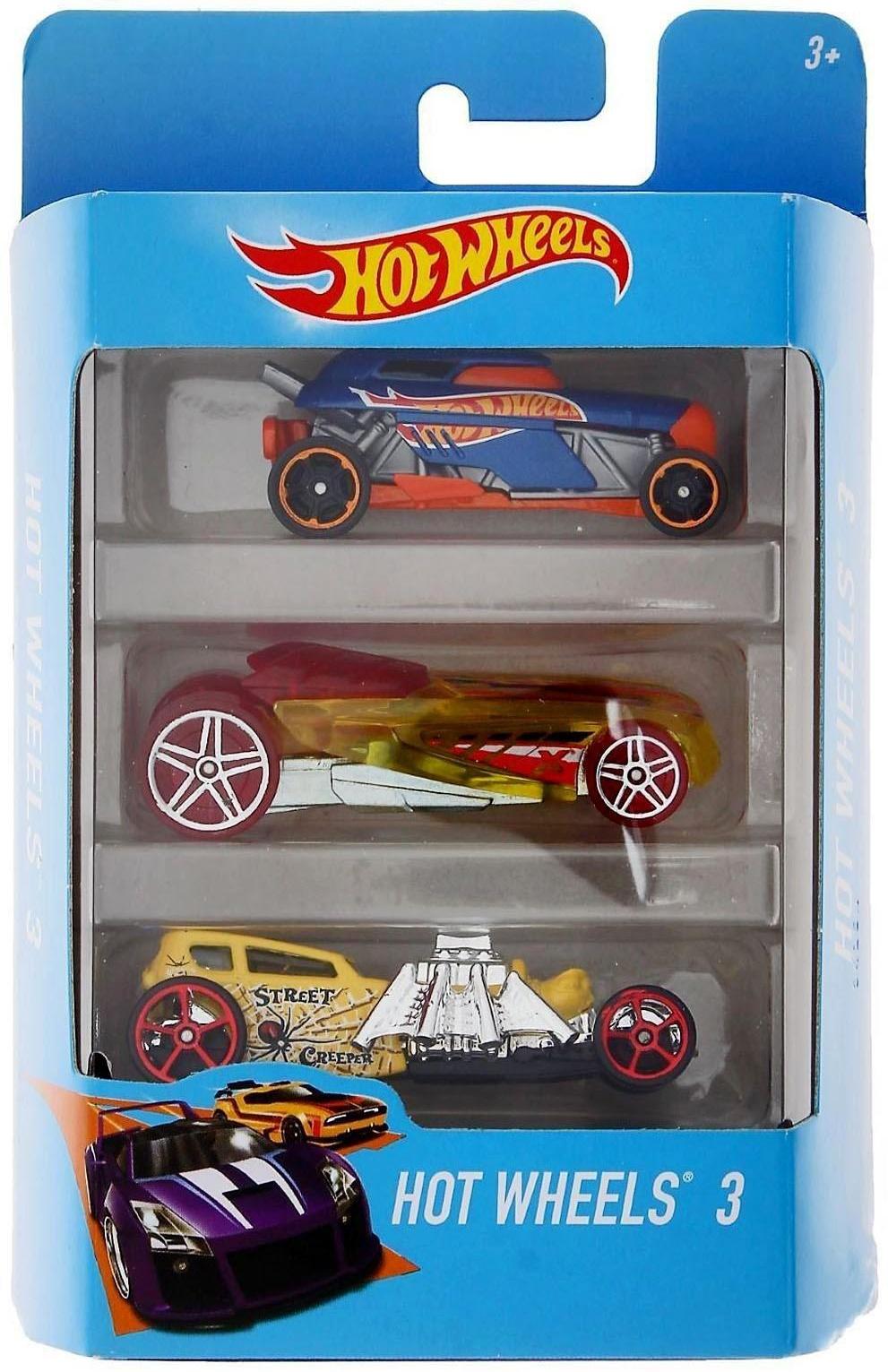 Набор машинок Hot Wheels, в наборе - 3 шт, МИКС