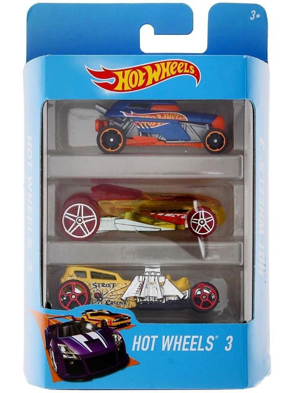 Набор машинок Hot Wheels, в наборе - 3 шт, МИКС