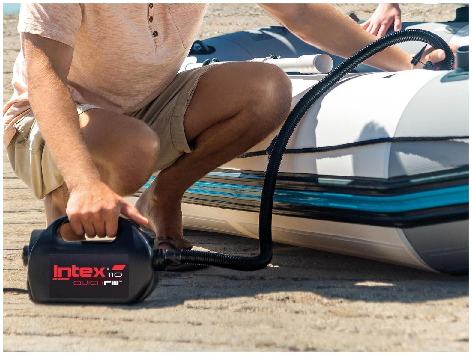 Насос электрический 220V/12V (автомобильный), 2-cкоростной, 68609 INTEX