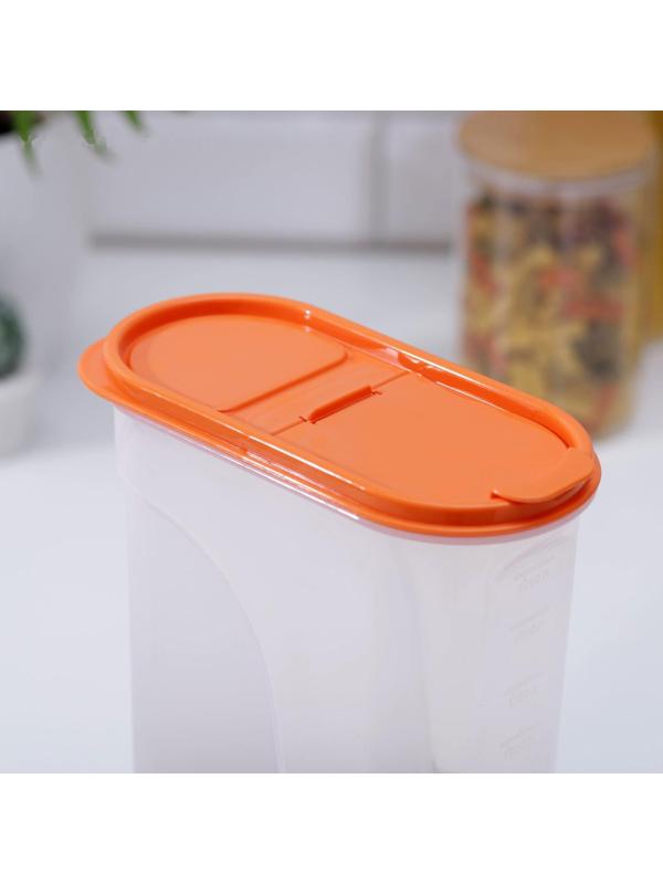 Ёмкость для сыпучих продуктов, 2,4 л, цвет МИКС