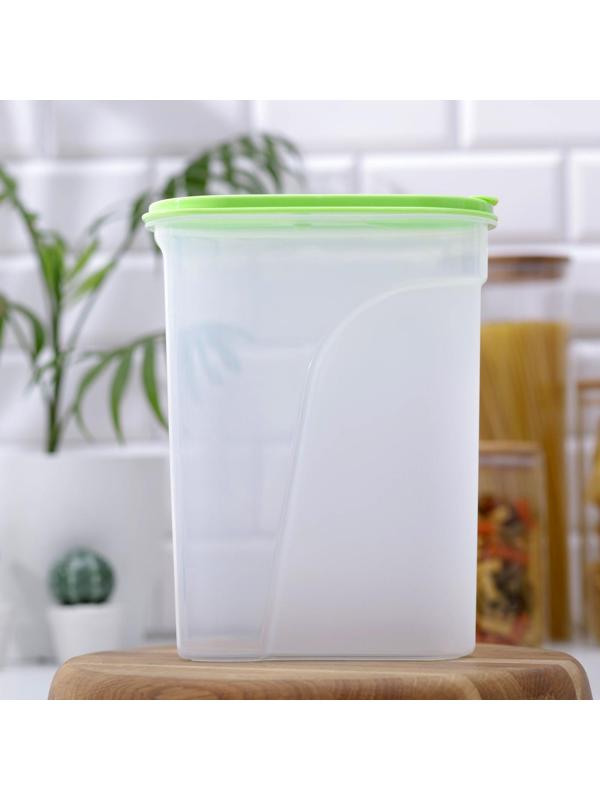 Ёмкость для сыпучих продуктов, 2,4 л, цвет МИКС