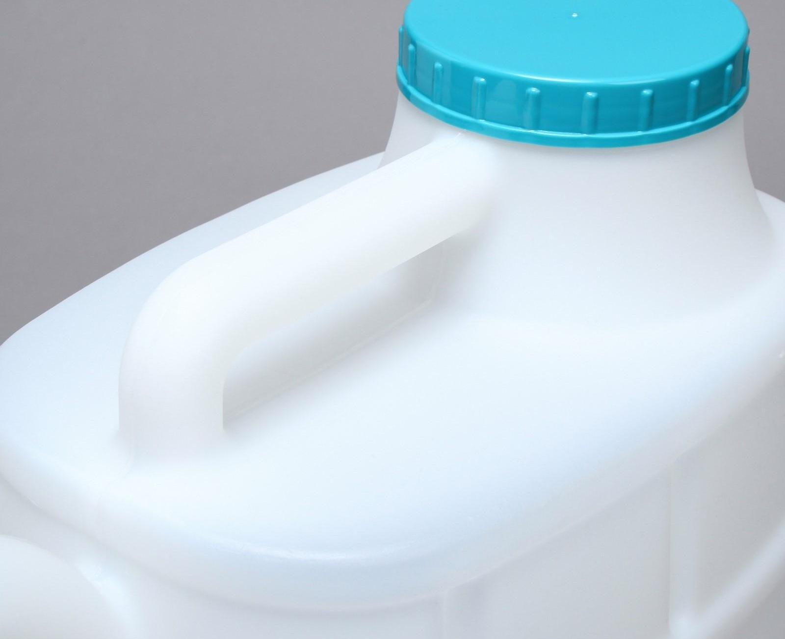 Канистра пищевая «Бочонок», 15 л, горловина 11.4 см, белая