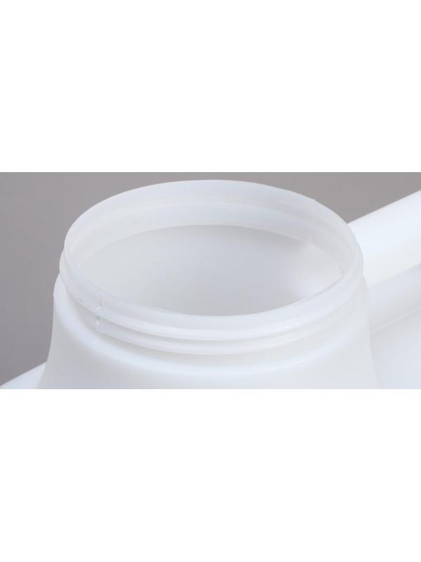 Канистра пищевая «Бочонок», 15 л, горловина 11.4 см, белая