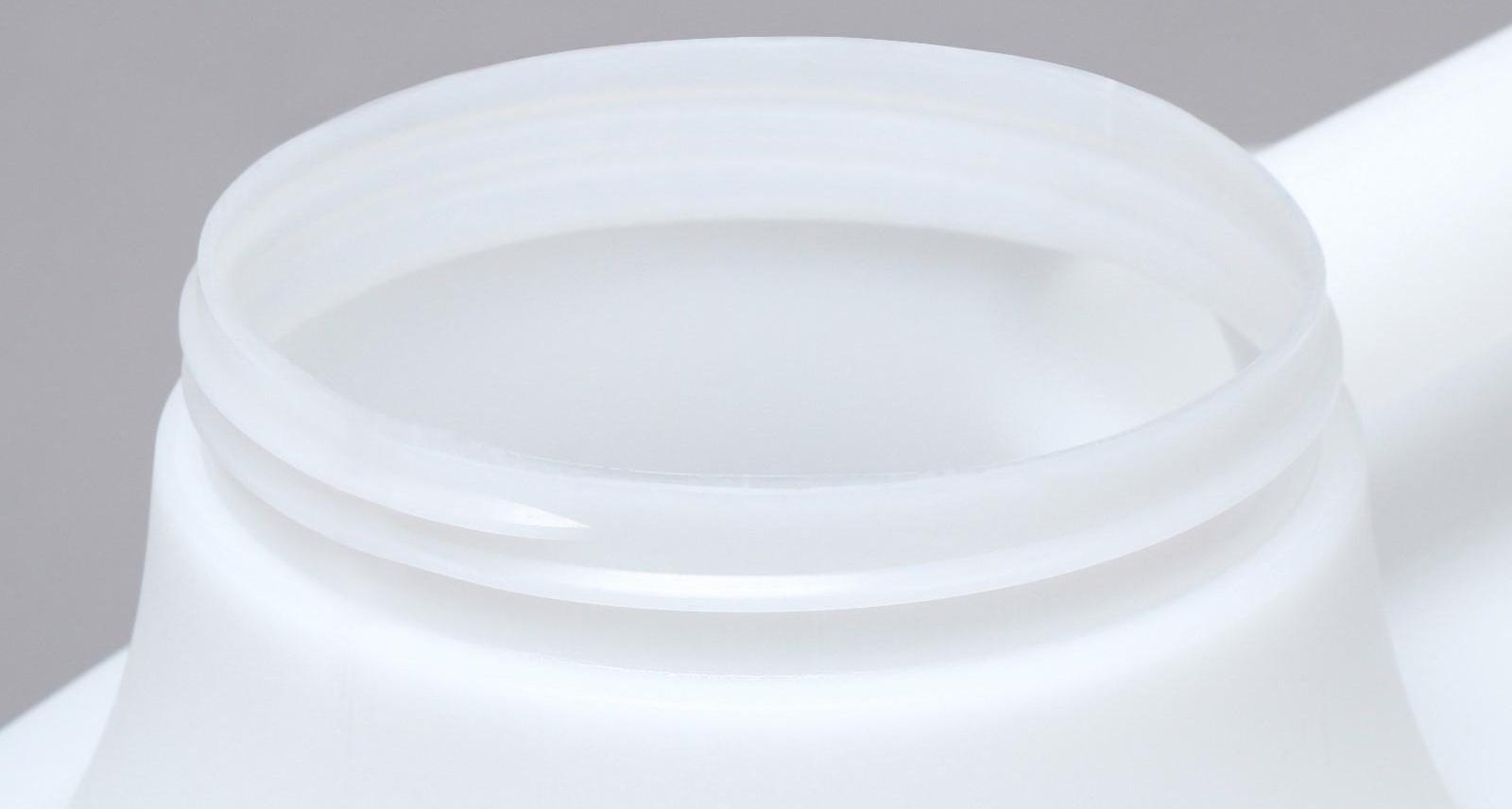 Канистра пищевая «Бочонок», 20 л, со сливом, белая