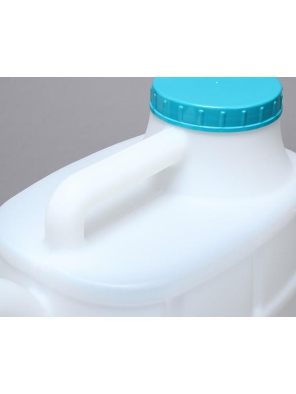 Канистра пищевая «Бочонок», 20 л, со сливом, белая