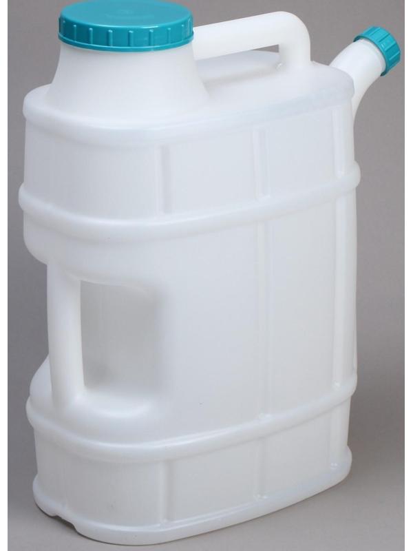 Канистра пищевая «Бочонок», 20 л, со сливом, белая