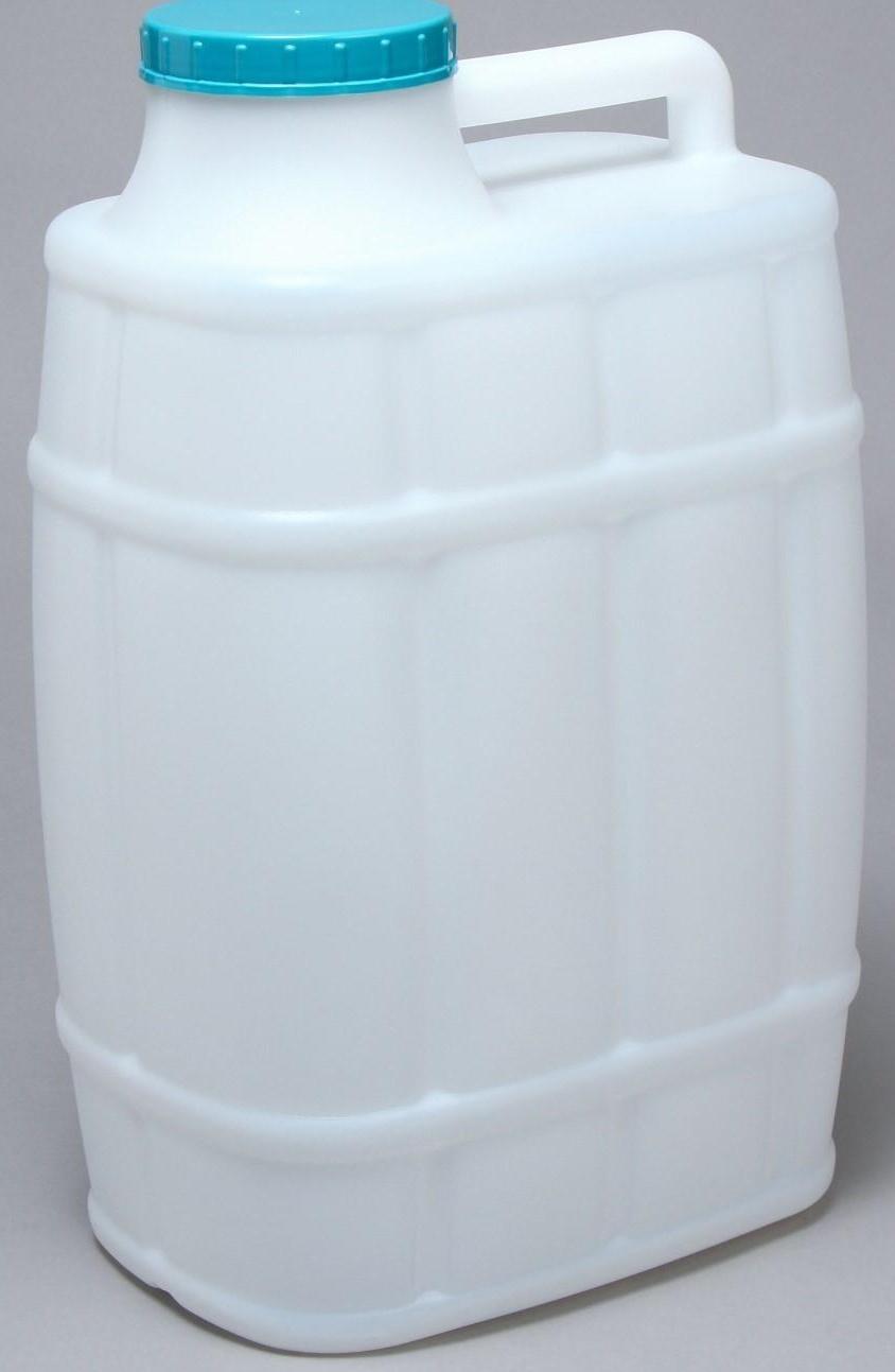 Канистра пищевая «Бочонок», 25 л, белая