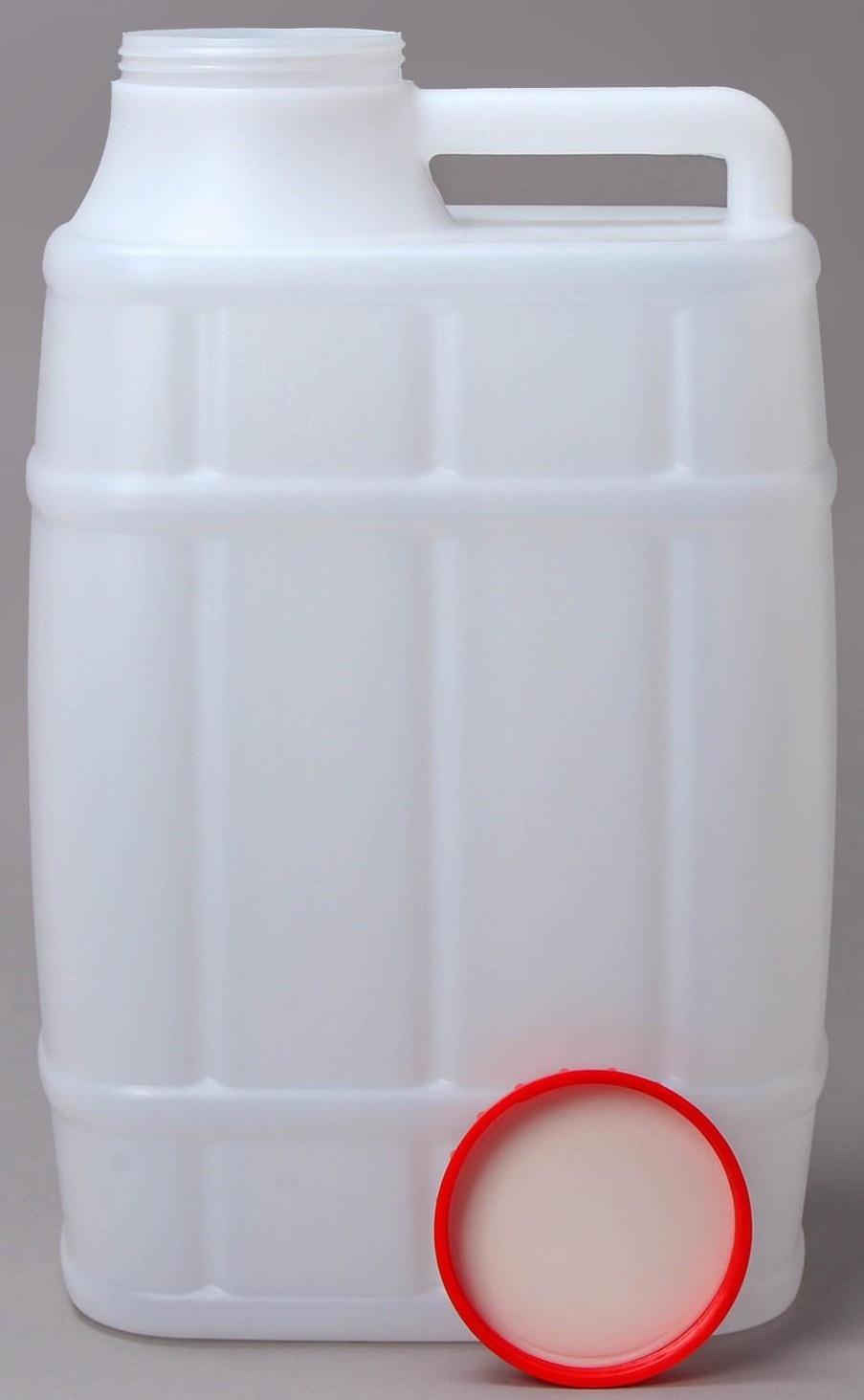 Канистра пищевая «Бочонок», 25 л, белая