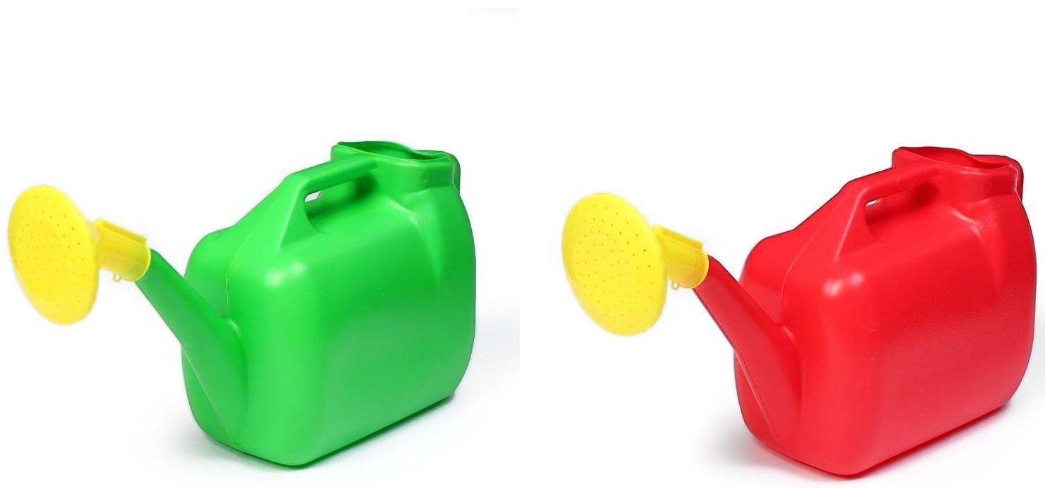 Лейка, 6.5 л, с рассеивателем, цвет МИКС