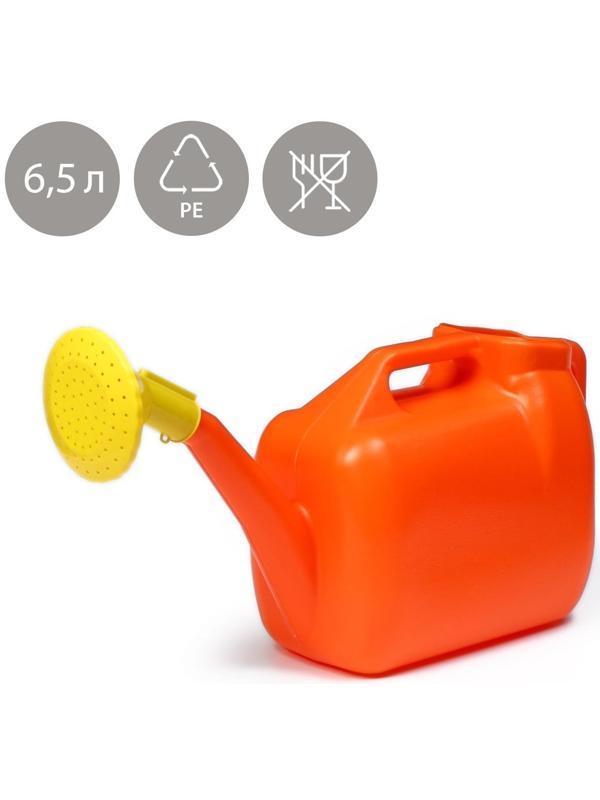 Лейка, 6.5 л, с рассеивателем, цвет МИКС