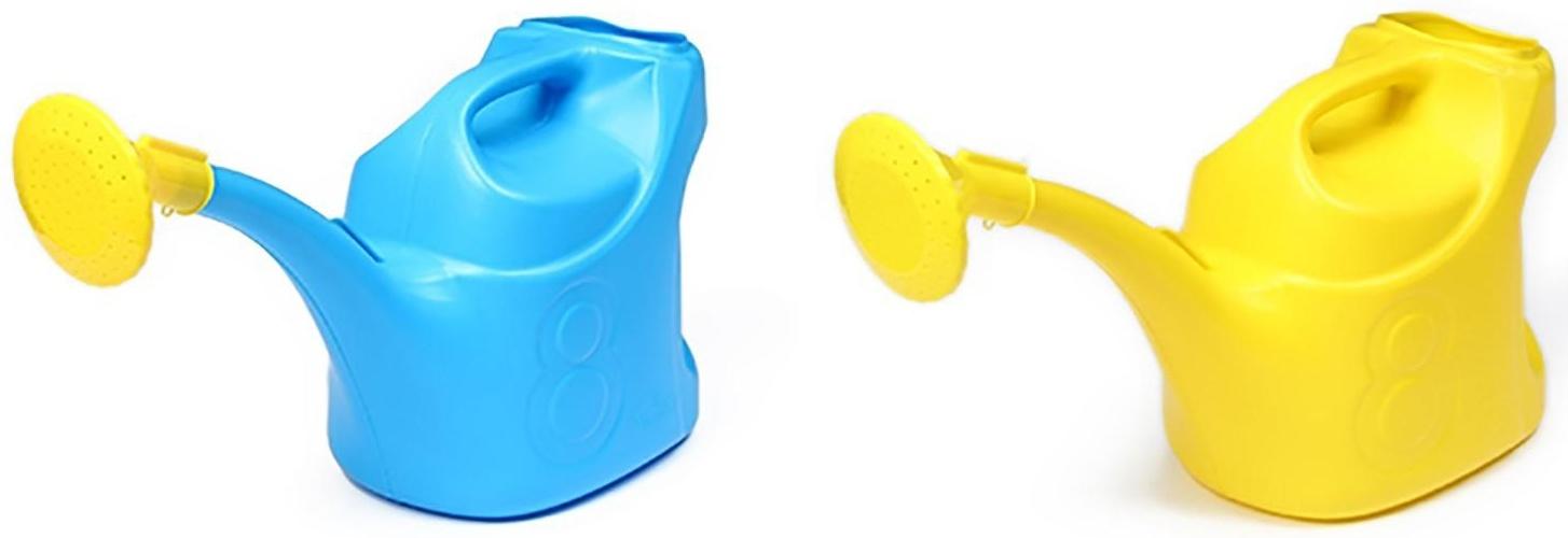 Лейка, 8 л, с рассеивателем, цвет МИКС