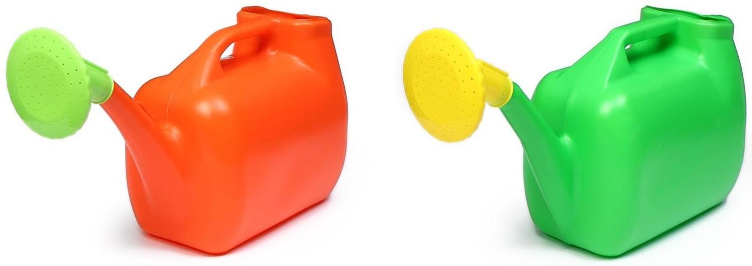 Лейка, 10 л, с рассеивателем, цвет МИКС