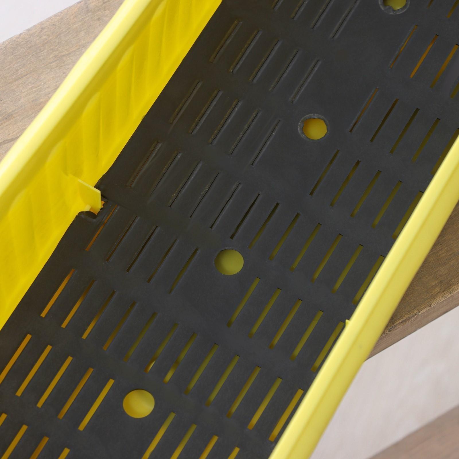 Ящик для цветов с дренажной решёткой, цвет МИКС