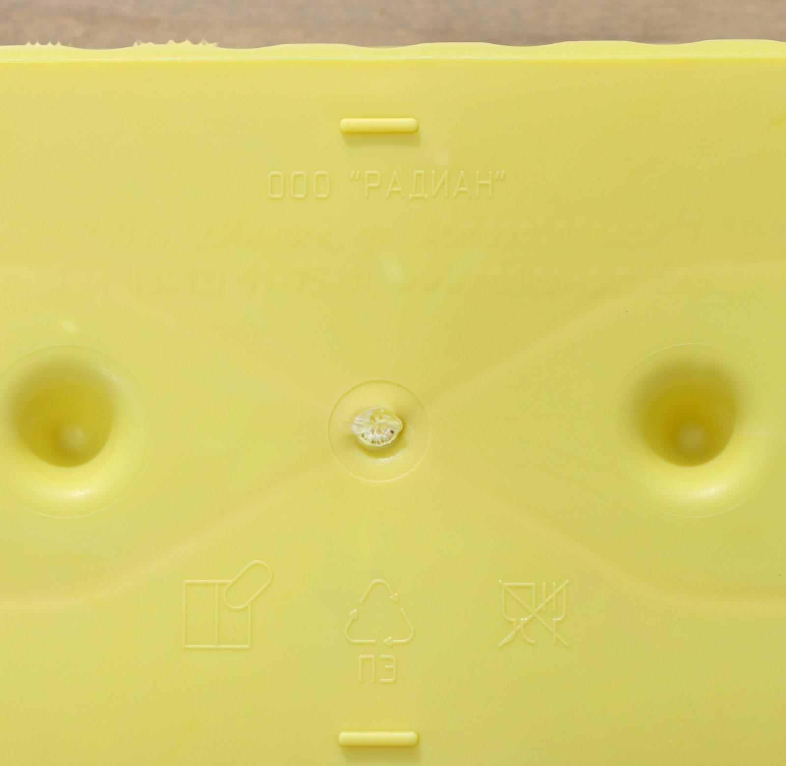 Ящик для цветов с дренажной решёткой, цвет МИКС