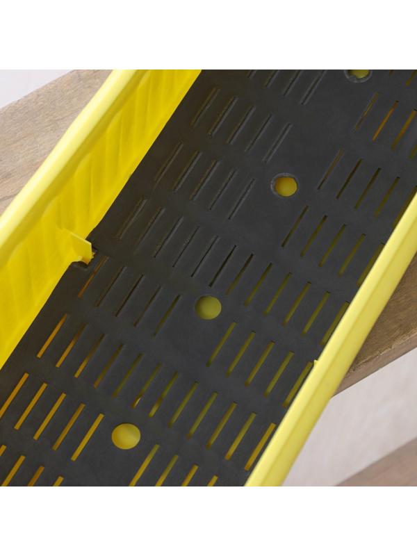 Ящик для цветов с дренажной решёткой, цвет МИКС