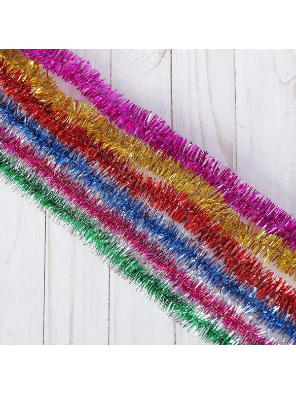 Мишура №3   2,5х130 см микс цвета