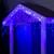 Гирлянда «Бахрома» 4 × 0.6 м, IP44, прозрачная нить, 180 LED, свечение синее, 8 режимов, 220 В