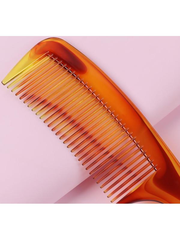 Расчёска, 22 × 5 см, цвет янтарный