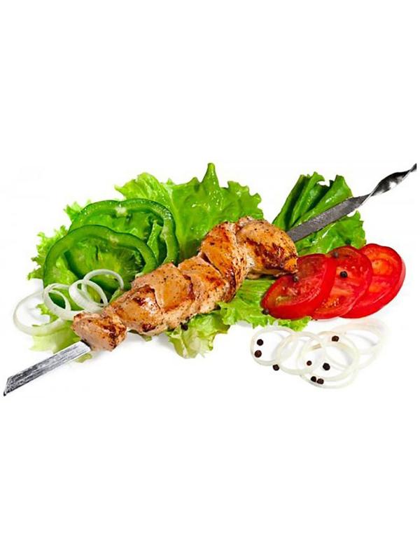 Шампур прямой 45 × 1 см, толщина 1,5 мм