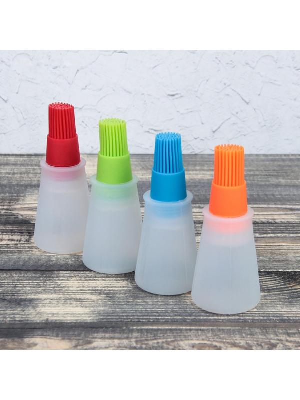 Кисть для масла Доляна «Олио», 11 см, цвет МИКС