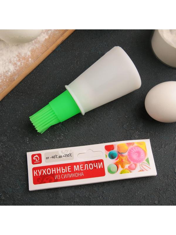 Кисть для масла Доляна «Олио», 11 см, цвет МИКС